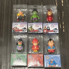 Lot Of 6 Tribe 16GB USB Flash Drive Thor Hulk Iron Catwomen Flash Superman DC picture