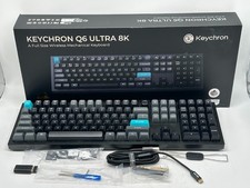 Keychron Q6 Ultra RGB Knob Version 8K Wireless Mechanical Keyboard - Black picture