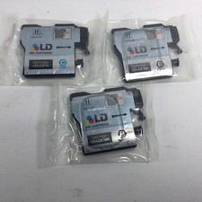 LD-LC61BK Printer Ink Cartridge Lot 2 Black 61BK + 1 Cyan 61C New Sealed picture