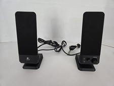 Logitech R-10 Bookshelf Computer Speakers #S-0152A1 Black  picture