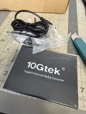 2 PCS Bidi Gigabit Ethernet Media Converter 1.25G SFP Singlemode Simplex LC picture