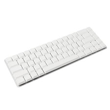 YMDK White 116 Ultra Slim MX Low Profile Blank PBT Keycaps for MX 61 64 68 75 84 picture