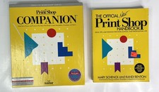 Print Shop Companion & Print Shop Handbook IBM/Tandy & Compatibles DOS 2.0,2.1 picture