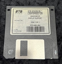 1996 STB Systems Vision 95 Lightspeed 128 Windows Display Support picture