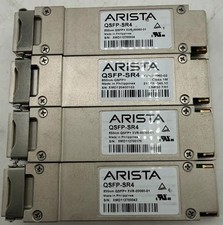 LOT OF 4 ARISTA NETWORKS QSFP-SR4 MTP/MPO 850NM 150M XVR-00060-01 & XVR-00060-02 picture