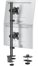 Vertical Dual Monitor Stand, Stacked Monitor Mount for 2 Screen Max 32 inches... picture