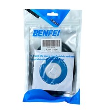 Benfei USB to VGA 6' Adapter Cable B_USA_151 w Disc for Windows XP 7 8 10 MacOS picture