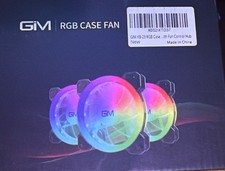 GiM RGB Case Fans:3 pack 120mm PWM ARGB w Control Hub picture
