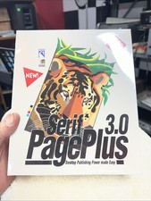 NEW SEALED SERIF 3.0 PAGE PLUS DESKTOP PUBLISHING SUPER STAR 1994 picture