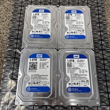Lot Of 4 Western Digital WD10EZEX 1TB 7200RPM 3.5