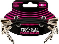 3 Pack of 3-Inch Flat Ribbon Patch Cables - Durable, Low-Noise Performance picture
