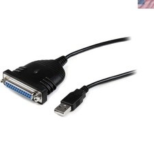 Reliable 6ft USB to DB25 Cable for Windows Printers - No External Power Needed picture