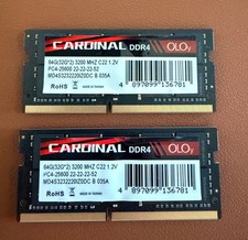 64GB (32x2) 3200 MHZ DDR4 SDRAM Laptop Memory - Cardinal OLOy picture