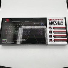 IBUYPOWER ARES M2 RGB BACKLIT USB WIRED GAMING KEYBOARD - BLACK picture
