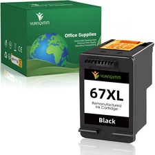 1BK 67XL Ink Cartridges for HP 67 Ink XL Deskjet 2855e 2755e 6055e 4155e printer picture