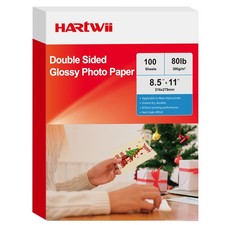 Hartwii 300gsm Double Sided Glossy Thick Heavyweight Photo Paper 80LB 100 She... picture