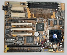 PCChips M577 Super Socket 7 ISA AGP Retro Motherboard + AMD K6-2 350MHz + 128MB picture