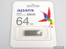 64GB ADATA UV210 USB 2.0 USB Flash Drive, Zinc Alloy, Shockproof, AUV210-64G-RGD, NEW picture
