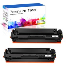 2PK Black CF500A 202A Toner for HP Color LaserJet Pro MFP M281fdn M281dw M254dw picture