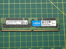 1x MICRON 64GB 4DRX4 PC4-2666V DDR4 SERVER MEMORY MTA72ASS8G72LZ-2G6D2 picture