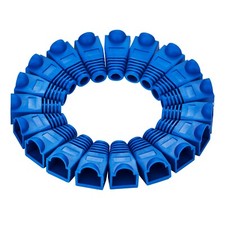 400 pcs Boot Cap Cover for RJ45 Network Connectors Cat5 Cat5e Cat6 Cable Blue picture