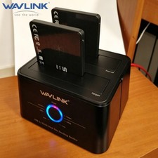 WAVLINK 2.5/3.5in HDD SSD Hard Drive Dock External Enclosure Hard Disk Cloner picture