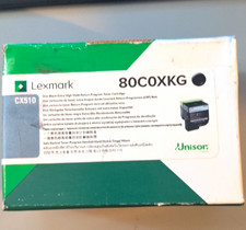 Lexmark 80C0XKG Black Extra High Yield Return Program Toner for CX510 picture