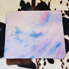 Tie Dye Watercolor Computer Non Slip Custom Mouse Pad Handmade  picture