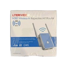 LTERIVER N300 Wireless-N Range Extender/Repeater 300Mbps Router with WPS - New picture