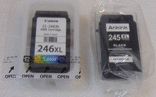 Canon CL-246XL & Ankink PG-245XL Black Color Ink Cartridge Set Genuine Sealed picture