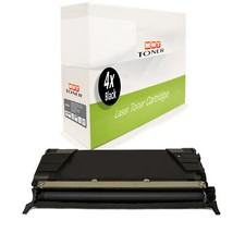 4x Toner BLACK for Lexmark C-746-DN C-748-E C-746-DTN C-748-DE C-748-DTE picture