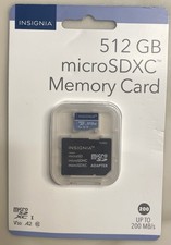 Insignia 512GB microSDXC SD Card 200MB/s Brand New Sealed SanDisk Lexar 512 GB picture