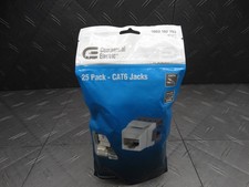 Commercial Electric Cat6 Jacks - 25 Pack White 5016-25-WH-VN picture