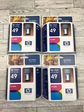 BRAND NEW- ORIGINAL HP 49 TRI-COLOR INK CARTRIDGE. REF. 51649A **LOT OF 4 2005 picture