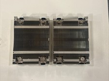 Pair HP DL360p Gen8 1U CPU Heatsink 734040-001 735506-001 Working Pull picture