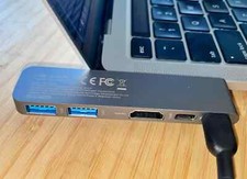 VAVA 5-in-2 USB-C Hub - Space Gray For Macbook Pro and Macbook Air picture