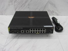 HP Aruba 6000 12G Class4 2G/2SFP 139W 12-Port Gigabit PoE Network Switch R8N89A picture
