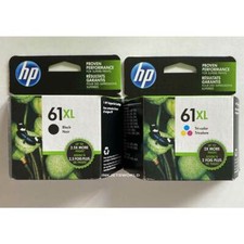 HP 61XL Black and  Color Genuine Ink Cartridge Combo Set picture
