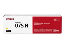 Canon 075 H Y Yellow Toner Cartridge 6366C002 picture