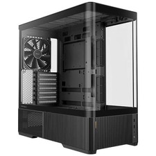 Antec C6 Curve Air Mid-Tower ATX Case Panoramic Tempered Glass w/3 PWM Fan Black picture