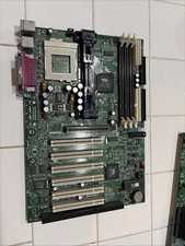 TYAN S1854 AGPX4-PCI-ISA Vintage Motherboard Slot1 PGA370 TESTED+Pentium III CPU picture