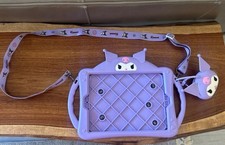 Sanrio Kuromi Protective Silicone iPad  10.2 Case with coin purse and strap picture