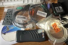 Lantronix SecureLinx SpiderDuo SLSLP400PS2-01 PS/2 KVM over IP w/ cables AS-IS picture