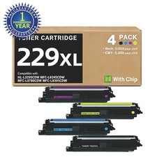 4PK TN229XL Toner Cartridge For Brother TN229 MFC-L3780CDW L3720CDW HL-L3220CDW picture