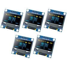 5 Pcs 0.96 Inch OLED I2C IIC Display Module 12864 128x64 Pixel SSD1306 Mini -... picture