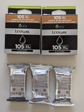 LOT of Lexmark 105xl Black Ink Cartridges picture