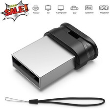64GB USB 2.0 Flash Drive Mini Fit Memory Stick Ultra Slim Drive with Lanyard Lot picture
