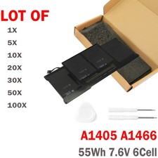 🧡LOT A1405 A1466 A1369 Battery For Apple MacBook Air 13'' A1377 A1496 2013-2017 picture