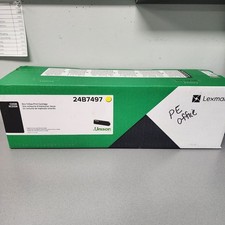 Genuine Lexmark 24B7497 Yellow Toner Cartridge for C2326 XC2326 Sealed Box picture
