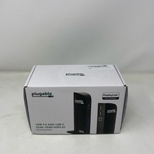Plugable UD-3900 Dual HDMI Docking Station Black USB 3.0/USB-C picture